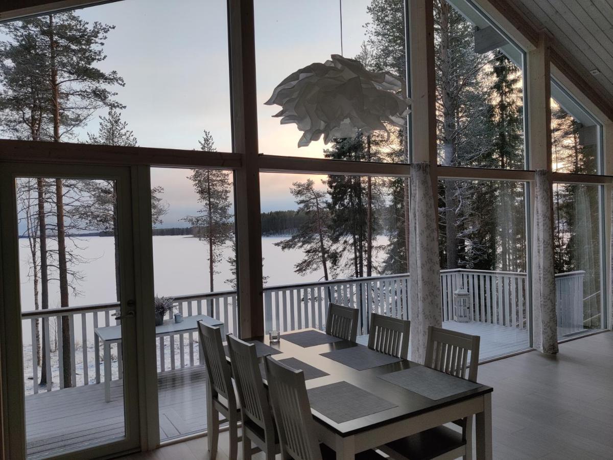 Villa Sirius Sieri, Nice Log-Cottage By The Lake 로바니에미 외부 사진