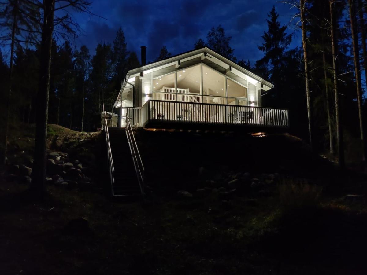 Villa Sirius Sieri, Nice Log-Cottage By The Lake 로바니에미 외부 사진